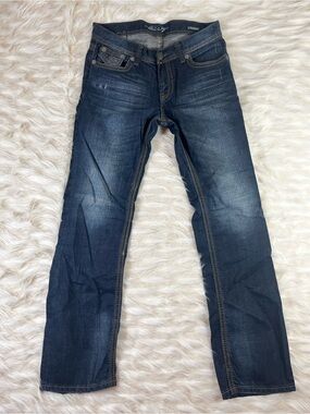 Seven7 Jeans Men's 34x33 Mid Rise Straight Leg Dark Wash